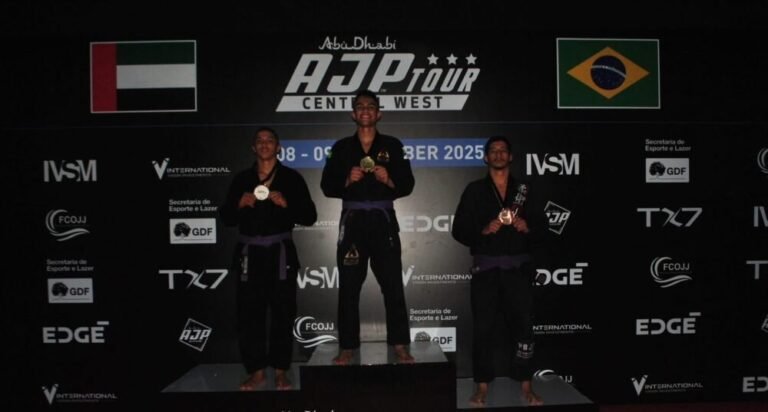 Aos 16 anos, Júlio César Caitano lidera rankings internacionais de Jiu-Jitsu e representa Tocantins no Propor Games